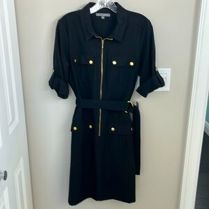 Black camp dress
